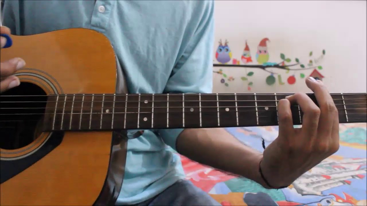 Hona Tha Pyaar - Atif Aslam - Best Easy  Hindi Guitar Lesson song for absolute beginners