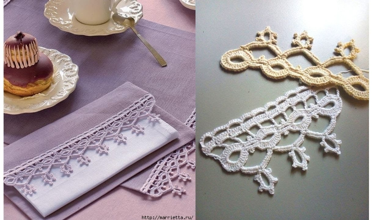 Невероятная красивая КАЙМА крючком Incredible beautiful crochet border