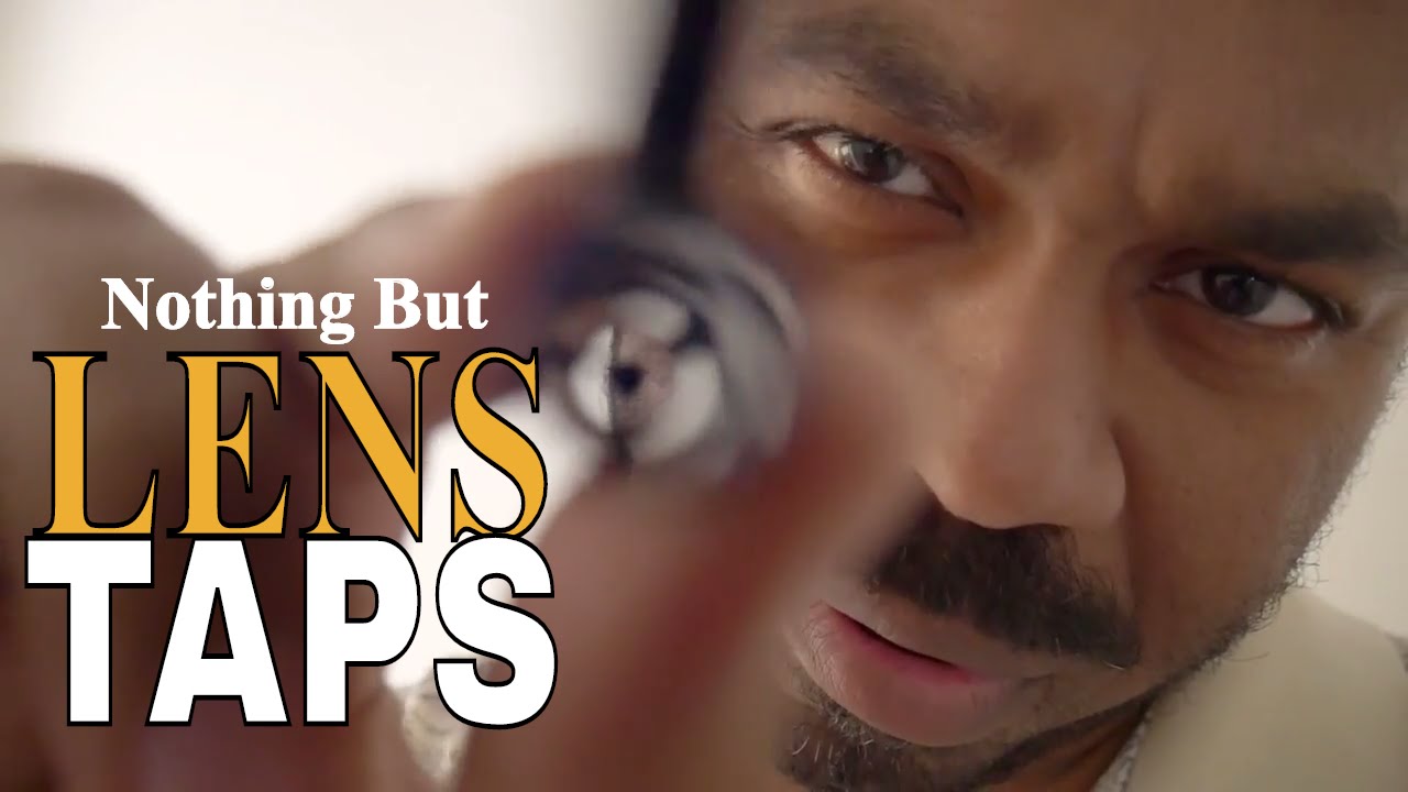 ASMR Lens Tapping & Lens Touching UP CLOSE with Soft Spoken Words, Tapping Sounds & Brush Sounds