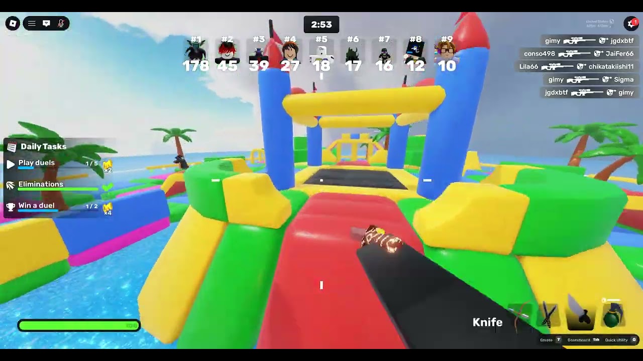 Me and the players found a hacker and tryna beat him in rivals