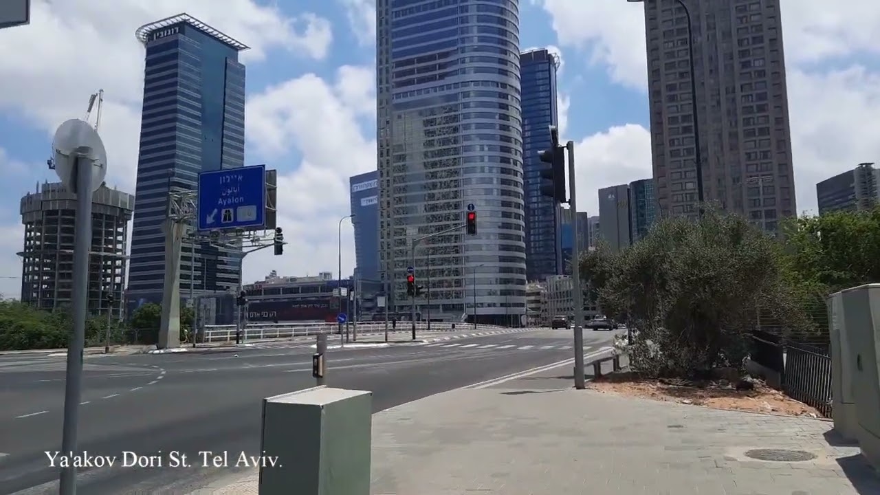 ISRAEL.  Traveling the streets of Tel Aviv.  16.07.2022.