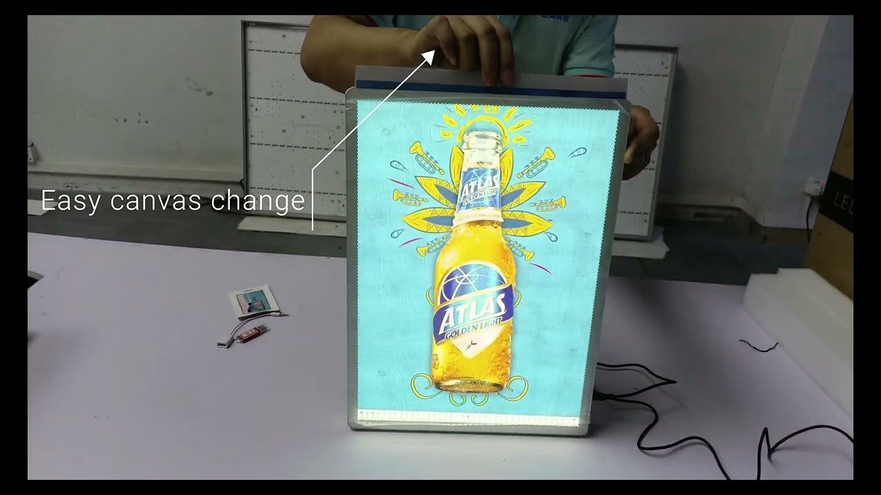 A3 ULTRA-THIN TEMPERED GLASS DYNAMIC LIGHT BOX UNPACKING VIDEO - SANNAN