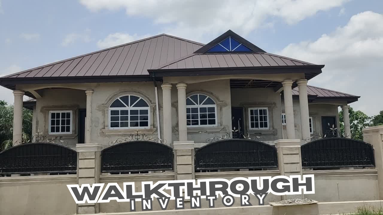 Building In Ghana Ep 87 \\ Final Walkthrough & Inventory