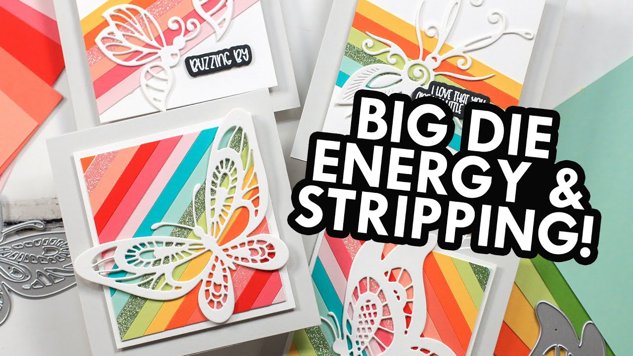 Using Big Dies and Paper Stripping ft. Picket Fence Studios
