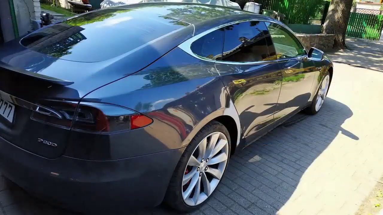 8 часов на создание Tesla Model S. ENG SUB. The right quarter panel repair. 2020