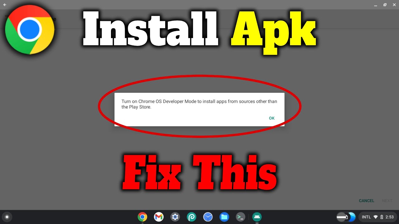 Как установить APK на Chromebook БЕЗ режима разработчика | Простой способ