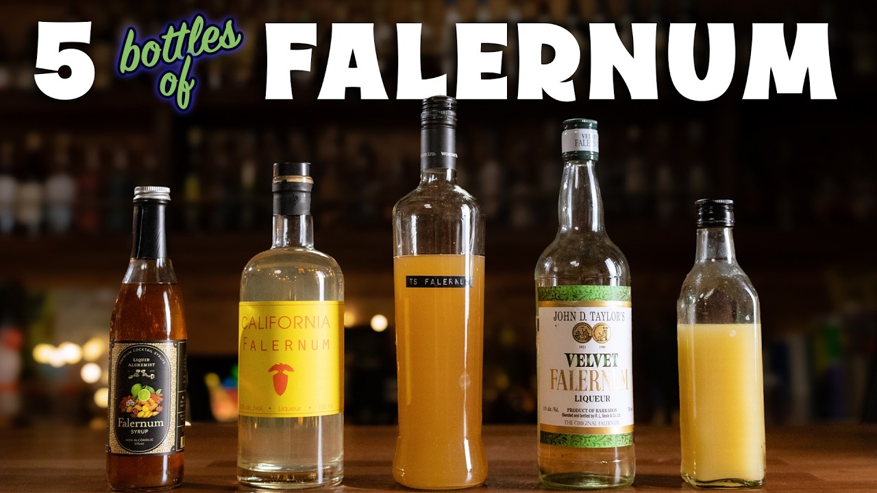How to make Falernum and tasting through 5 different Falernums