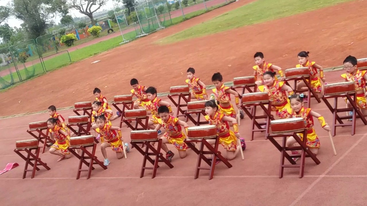 最炫民族風  莿桐幼兒園 太鼓表演 2017.04.07