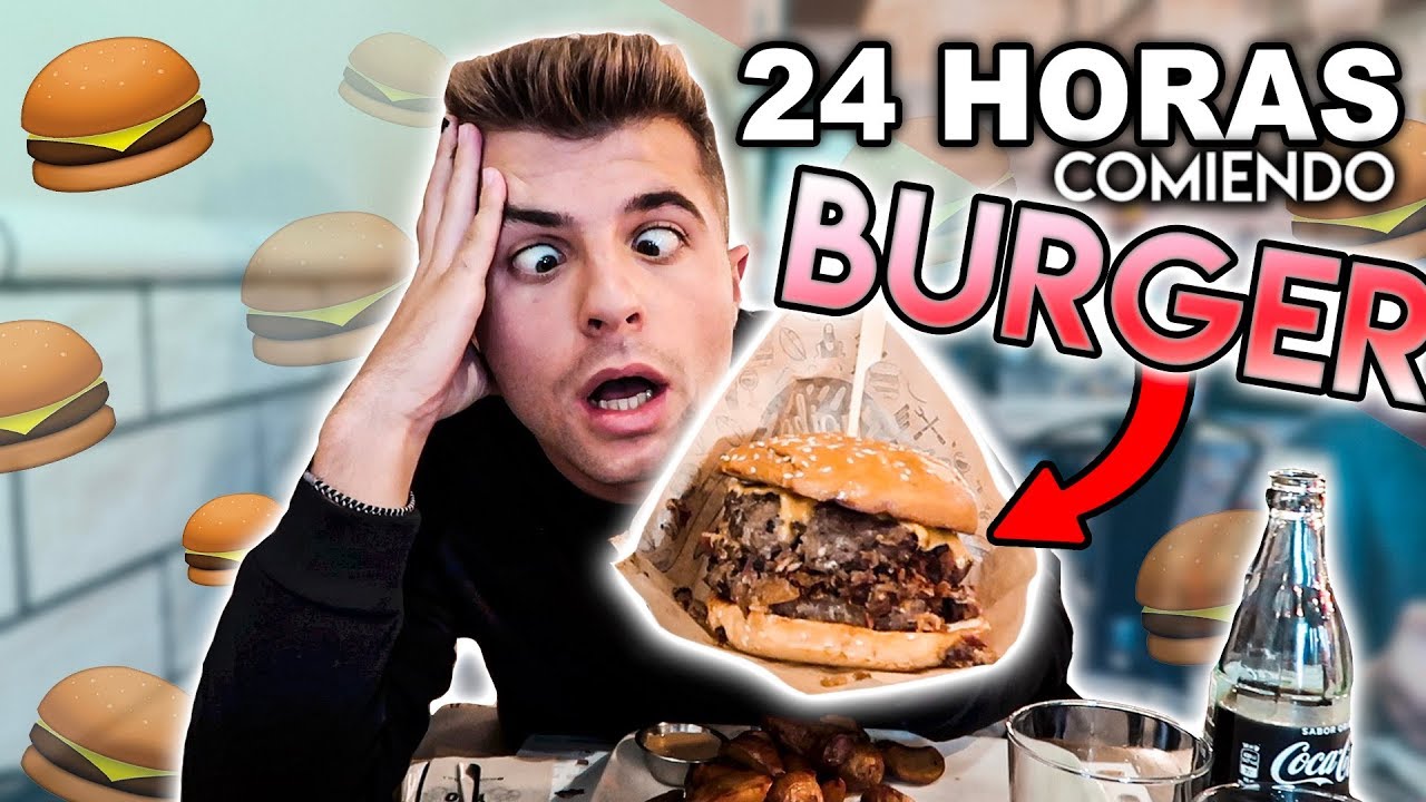 24 HORAS COMIENDO HAMBURGUESAS! 🍔 - @ibngarcia