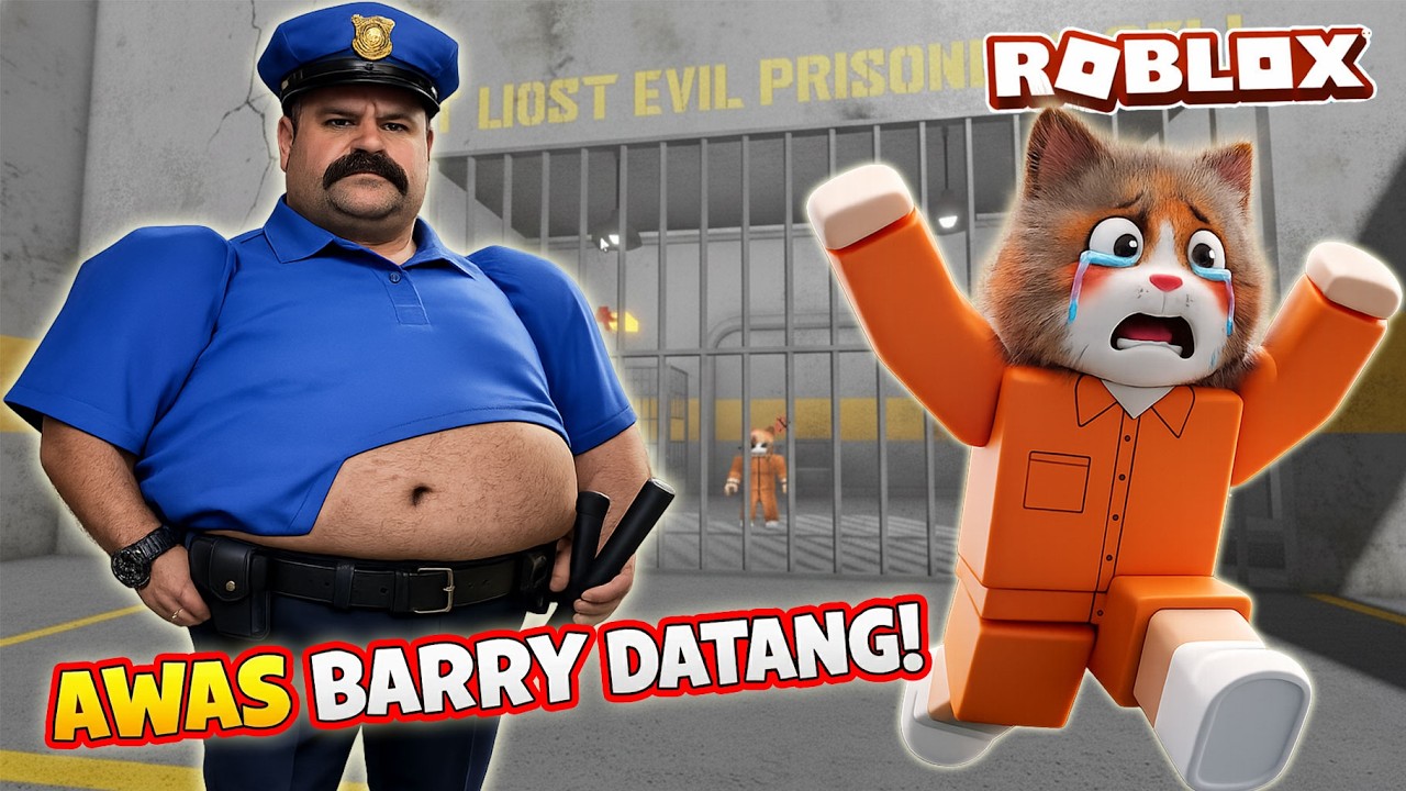 Misi Kabur Paling Seru! 🔥 Escape Barry Prison Run di Roblox