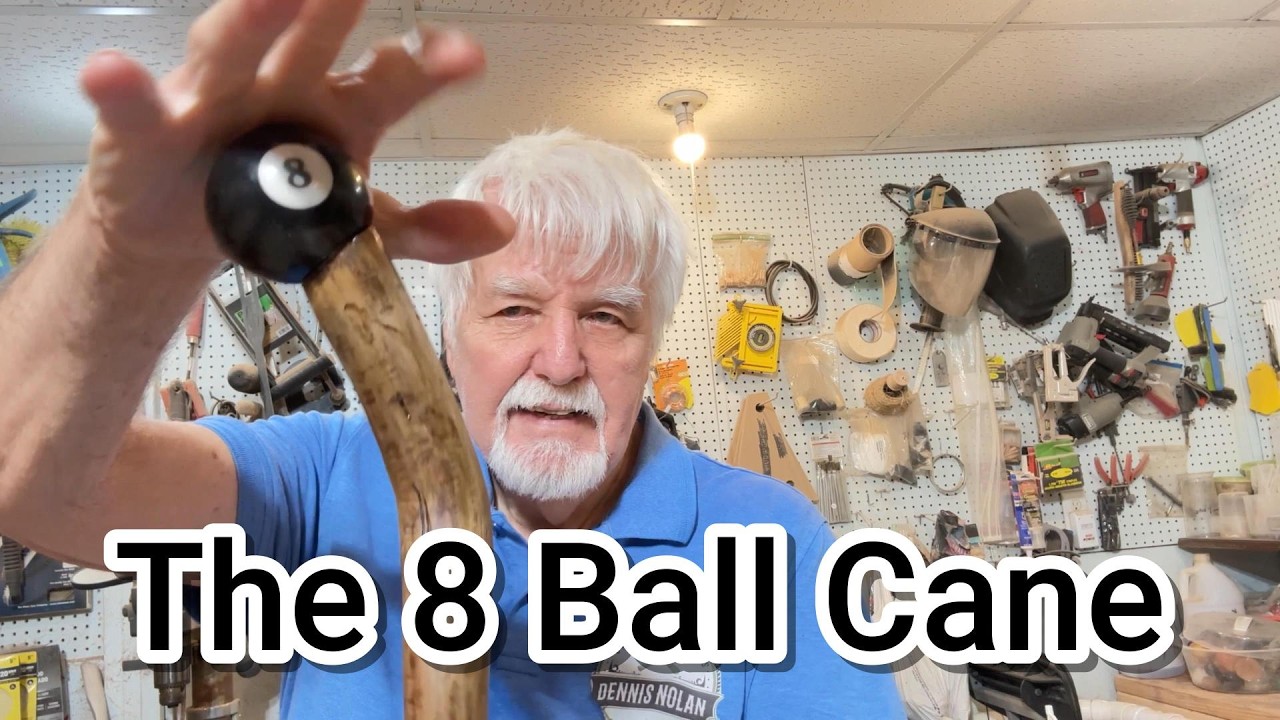 Get Behind the 8 Ball Walking Stick/Cane