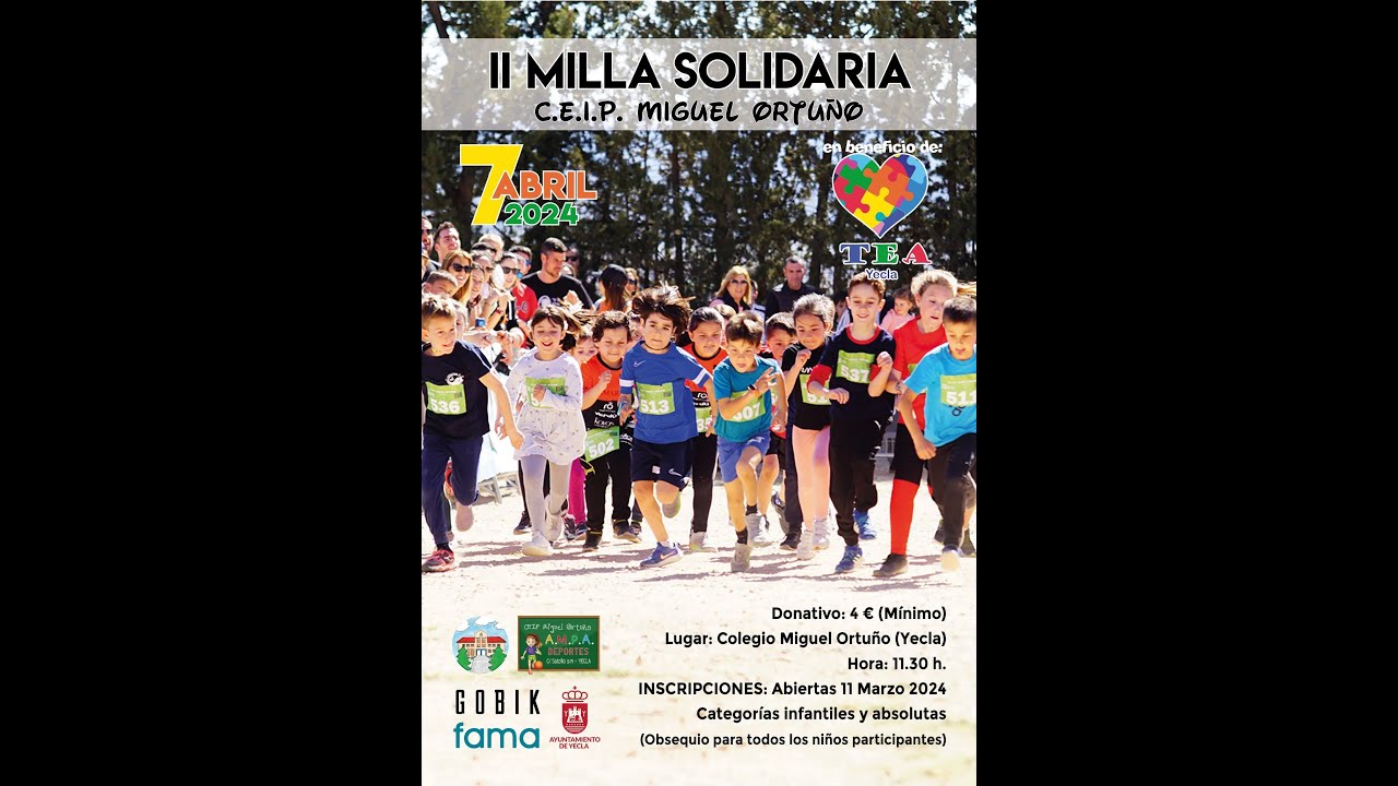 REPORTAJE | II MILLA SOLIDARIA CEIP MIGUEL ORTUÑO