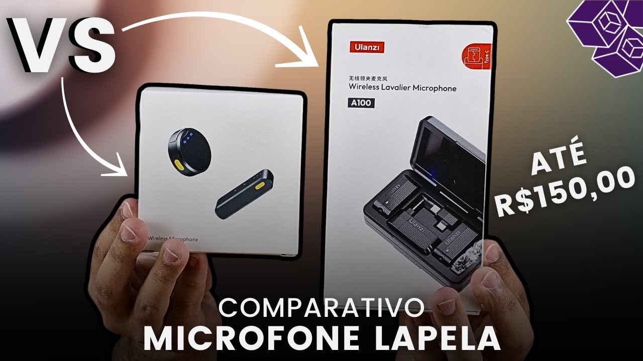 QUAL DESSES MICROFONES VALE A PENA COMPRAR? • ULANZI A100 vs MICROFONE MOEDA YESSKO • ATÉ 150 REAIS