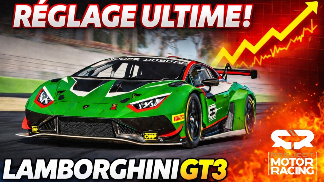 🏁 Project Motor Racing | 🔧 Setup LAMBORGHINI HURACAN GT3 EVO II – ALL TRACKS 🔥