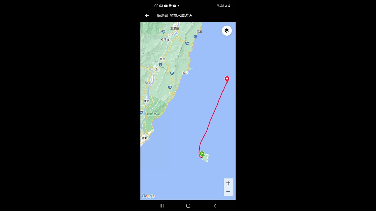 綠島臺東泳渡-強大黑潮與巧遇鯨魚