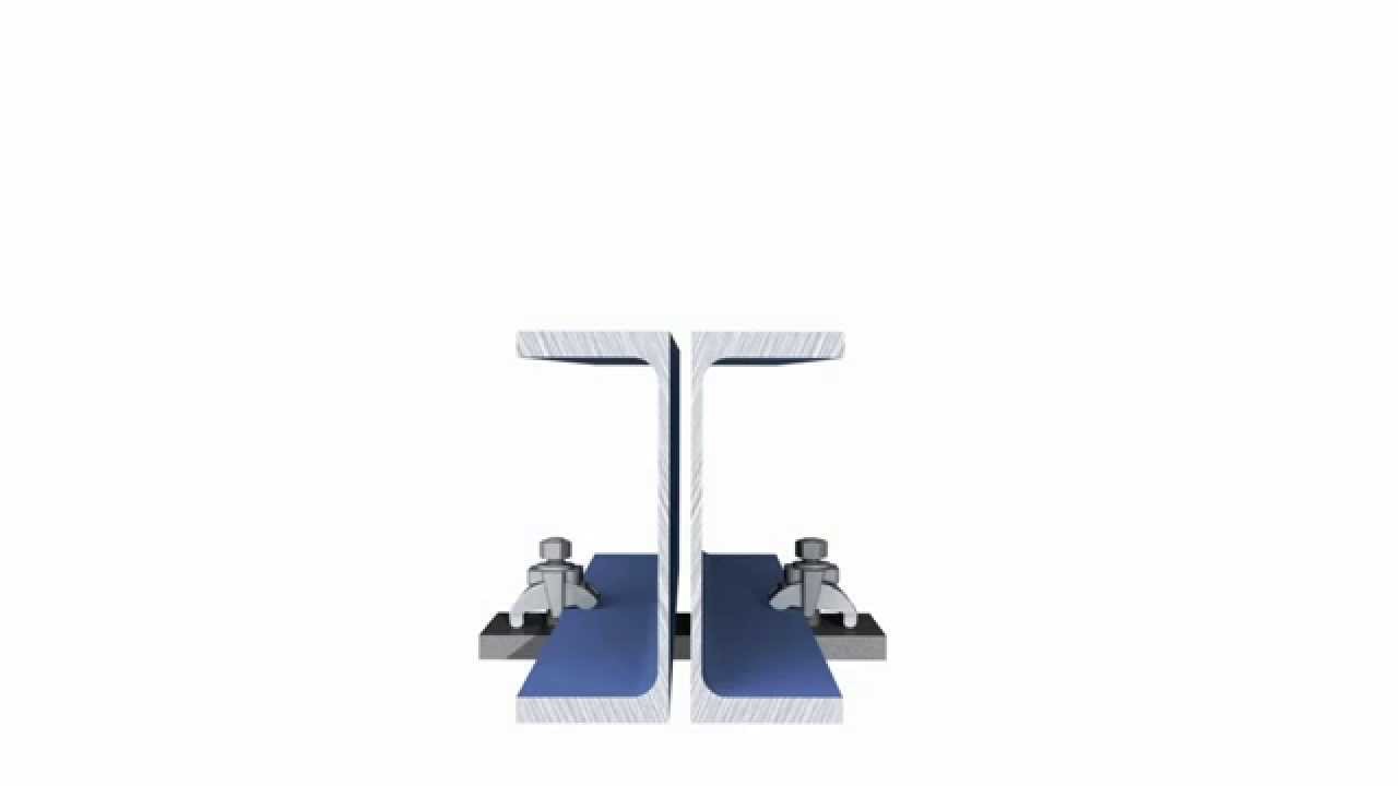 CE Approved Type LR Self Adjusting Girder Clamp by Lindapter