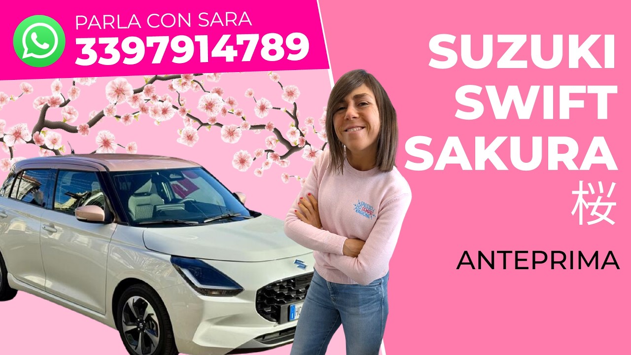SUZUKI SWIFT 桜 SAKURA! LIMITED EDITION! ANTEPRIMA