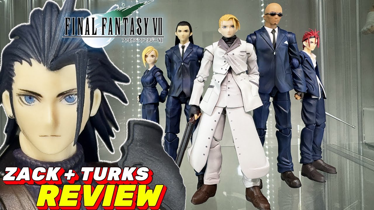 ОБЗОР ФИГУРКИ ЗАКА И ТЁРКА из FINAL FANTASY VII BRING ARTS! FF7 — Руфус, Руд, Рено, Ценг и Елена