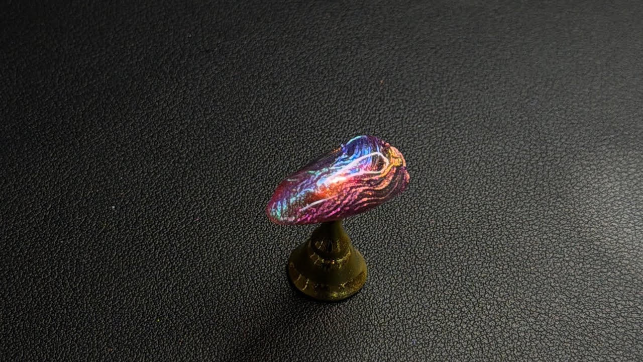 Encapsulado de textura con iridiscencia