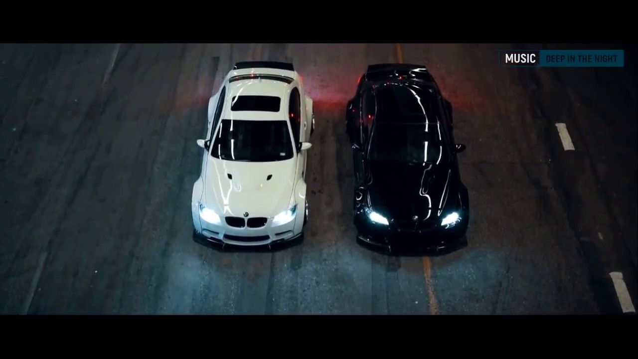 BMW Black & White  ♬  Music Deep In The Night ♬