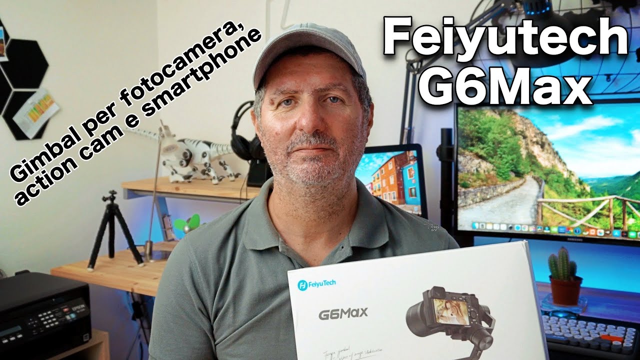 Feiyutech G6Max tutorial e mini test con Zhiyun Crane M2,gimbal per mirrorless,action cam,smartphone