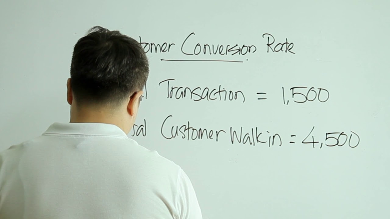 Customer Conversion Rate from RetailSEMINAR VOL01 - Master The Numbers Master Your Business