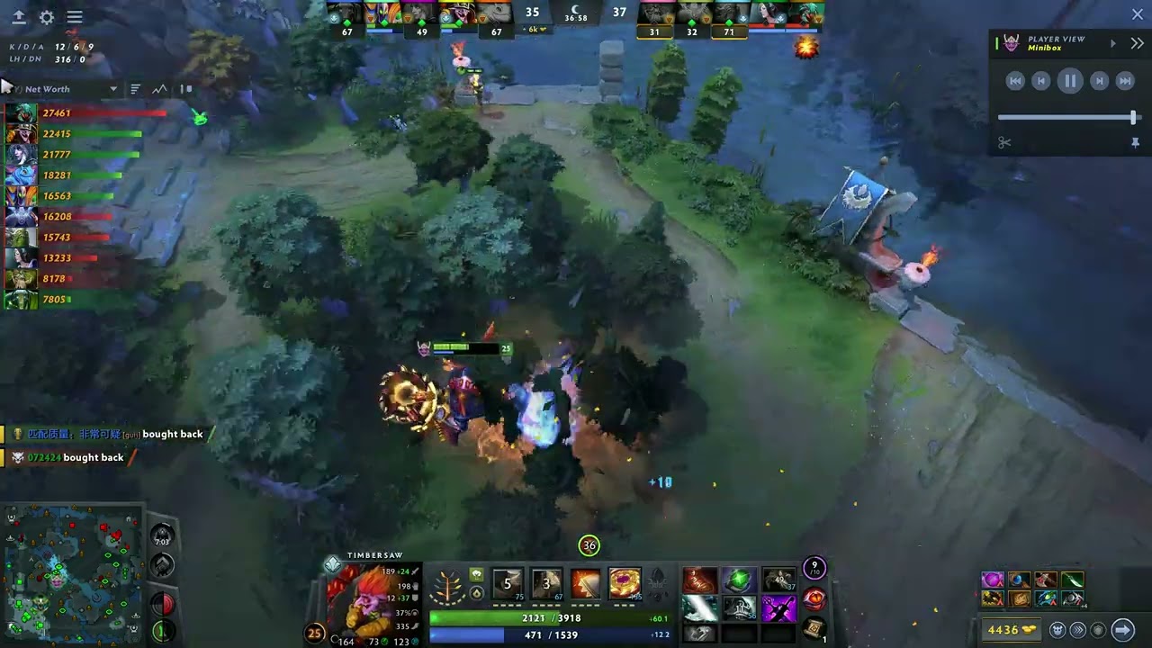 Timbersaw on beast mode