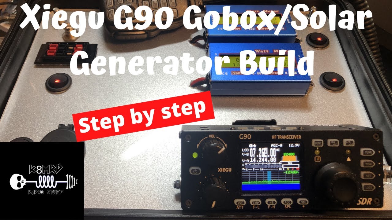 Xiegu G90 Ham Radio Go Box & Solar Generator Build