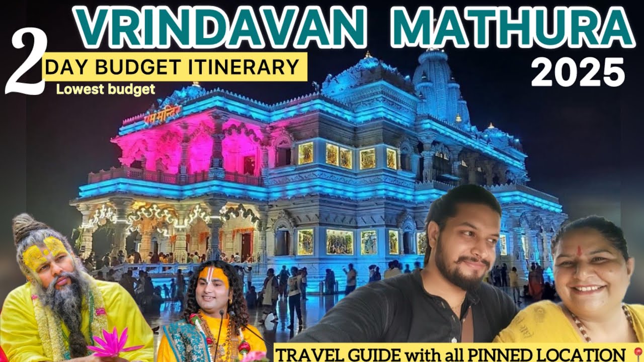 36 Temples, 2 Days, 1 Low Budget! | Unforgettable Mathura Vrindavan Experience with Mom | Guide 2025