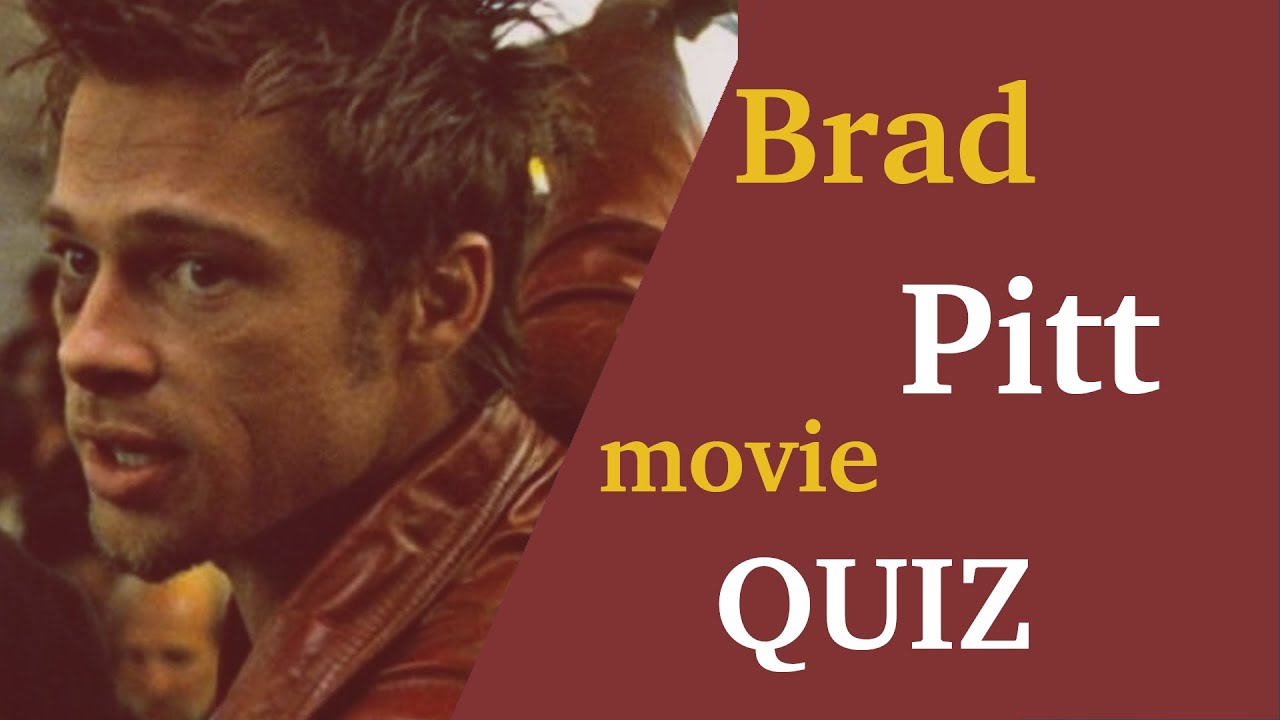 Guess Brad Pitt movies challenge - GuessIT