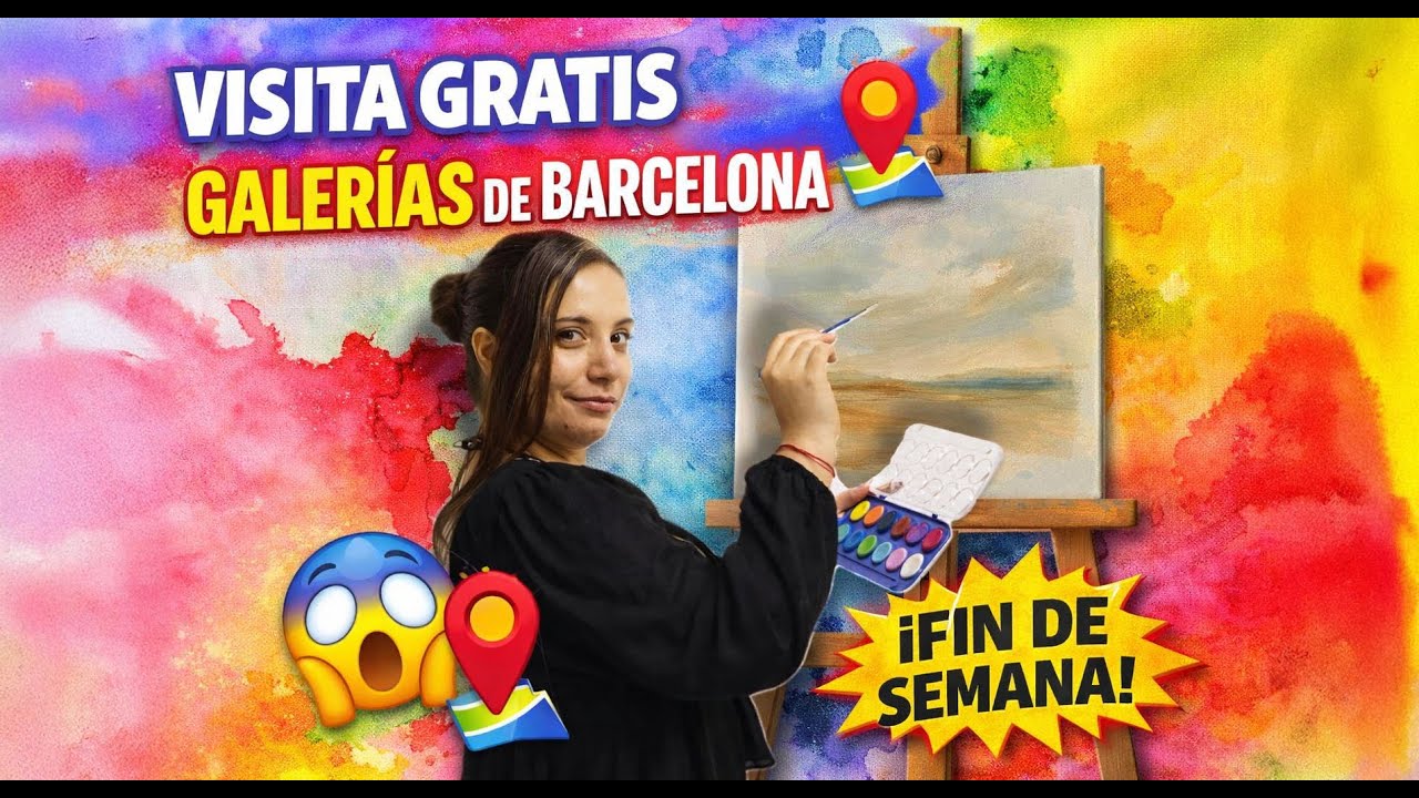 Entré GRATIS a las galerías de Barcelona y no me lo esperaba 🎨😱