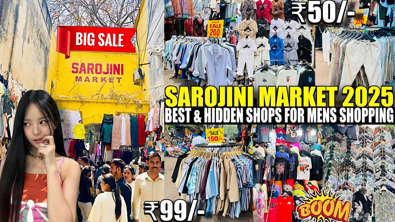 Sarojini Nagar Market Delhi🔥 | Mens New Summer Collection 2025 | Cheapest Market In Delhi