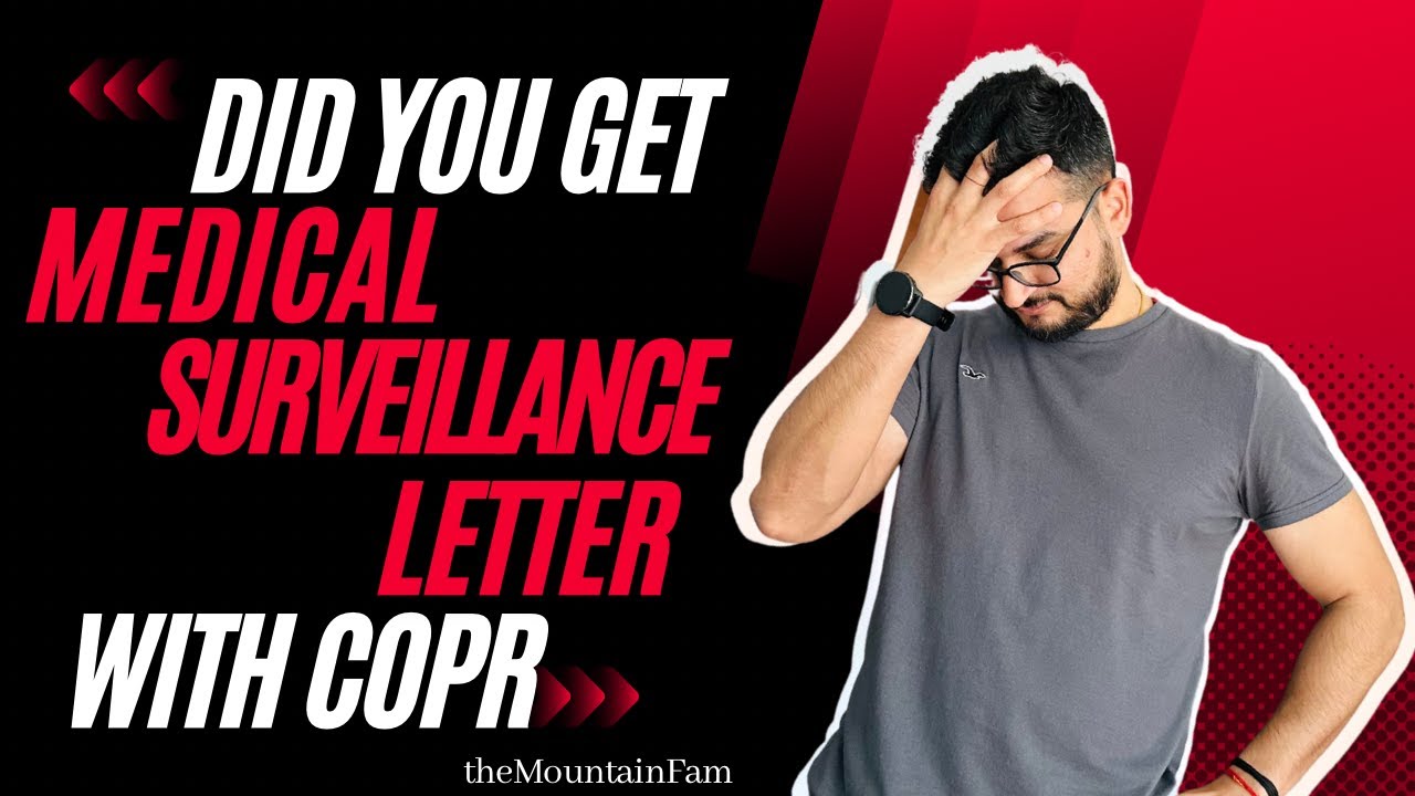 TB Medical Surveillance letter #canada 🇨🇦 | 2.02 code | What to do after landing? | theMountainFam