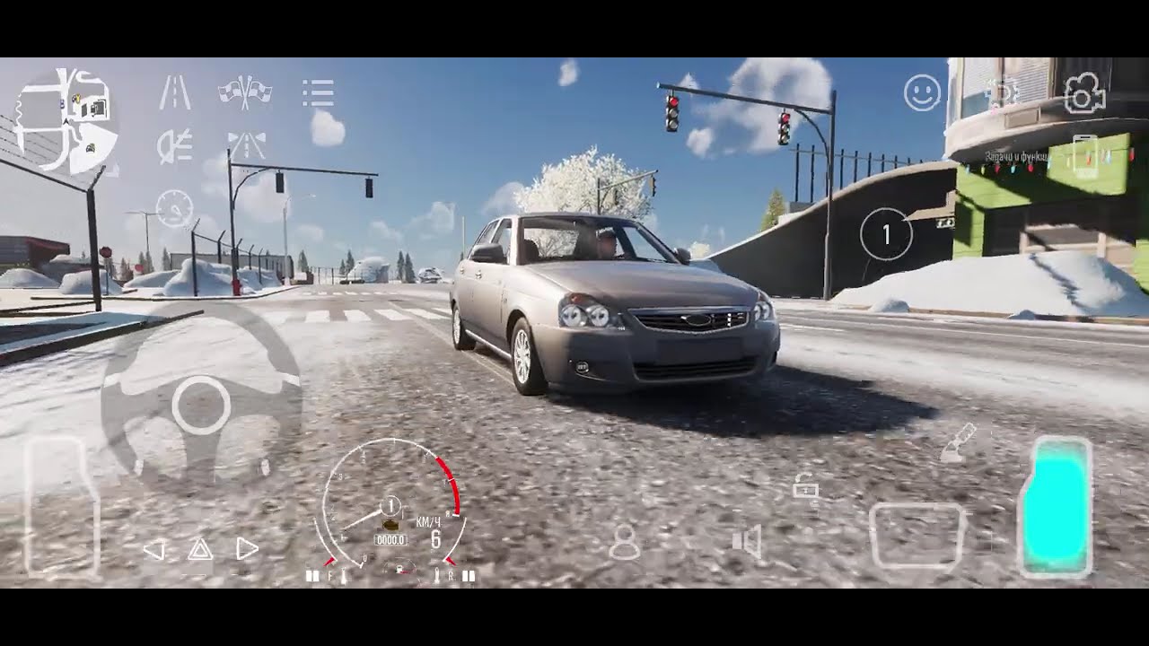 Учимся ездить на Приоре часть первая carparking 2 #carparking 