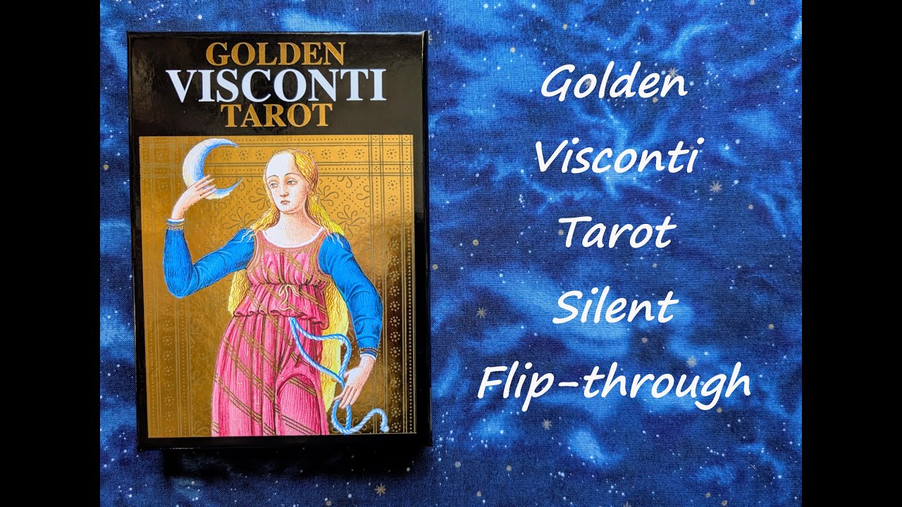 Golden Visconti Tarot - Silent Flip-through