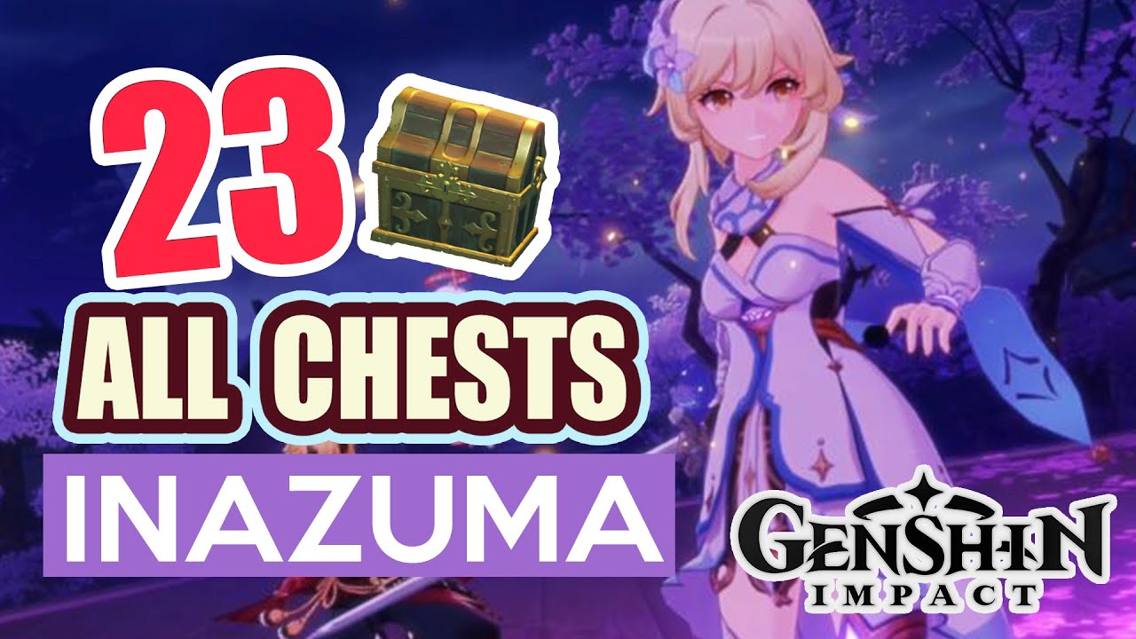 ALL CHESTS IN INAZUMA | Nazuchi Beach | COMPLETE GUIDE #11 【 Genshin Impact 】