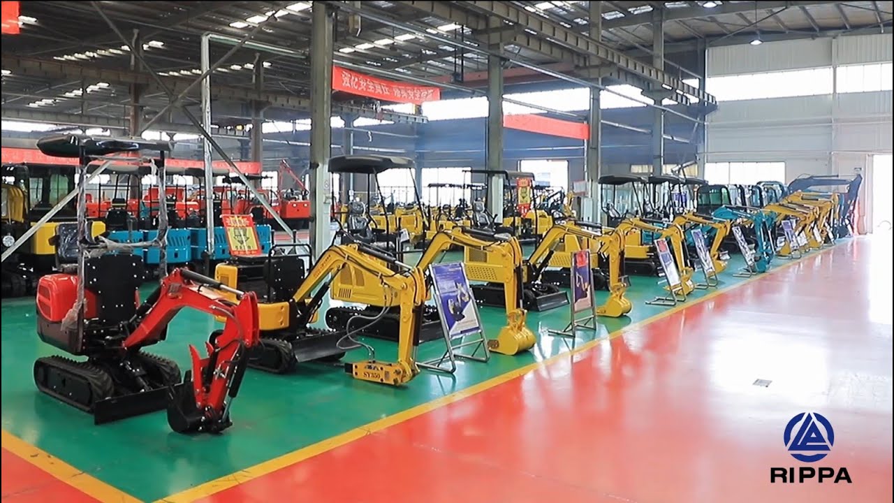 Rippa Group factory real shot /China Minibagger Mini Digger Excavator
