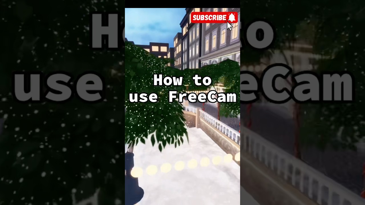 How to use FreeCam in dress to impress #dti #roblox