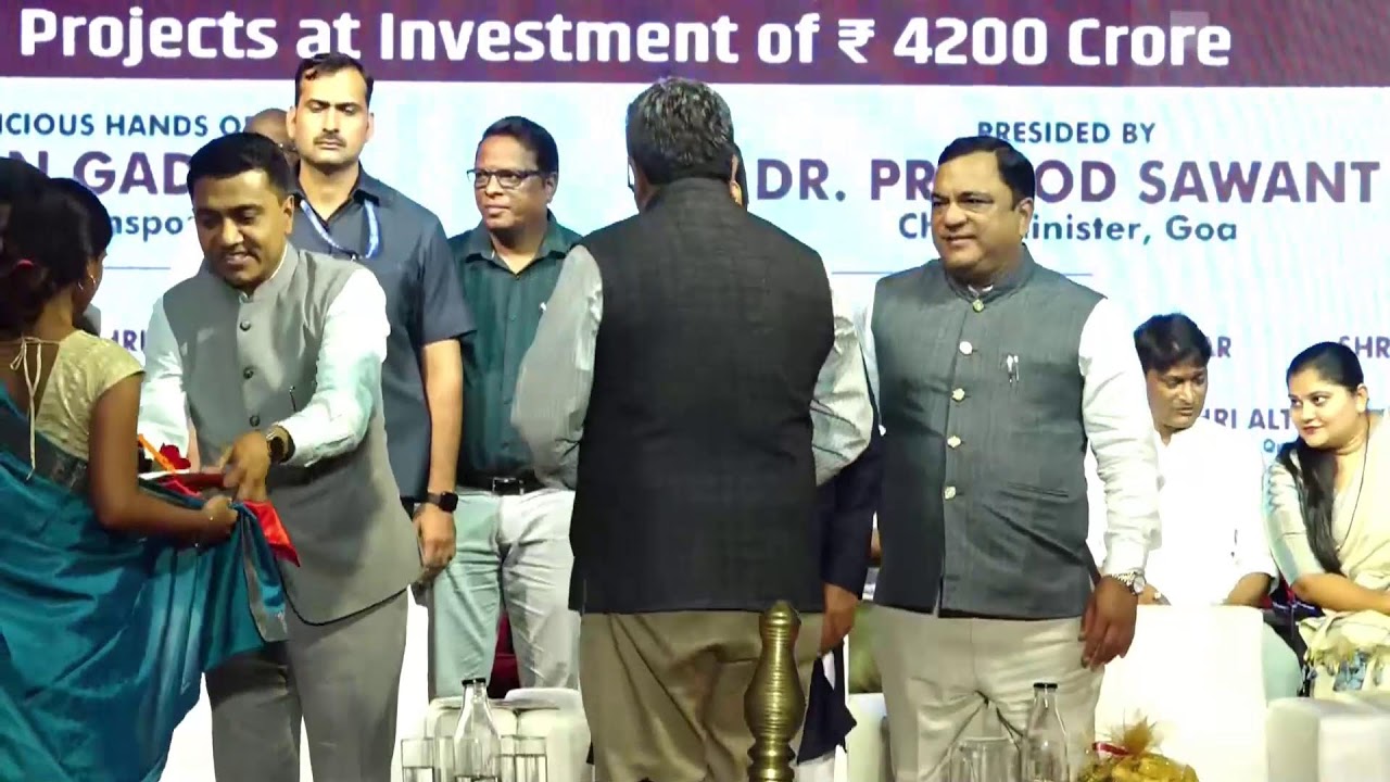 📍𝐆𝐨𝐚 | Inauguration & foundation stone laying of 6 NH 🛣️ 🌉 projects worth ₹4,200 Cr | Nitin Gadkari