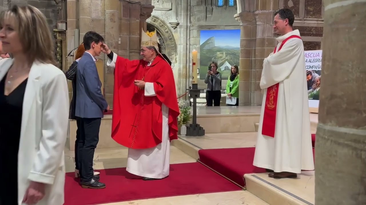 Confirmaciones 2024. Parroquia San Miguel Arcángel de Aguilar de Campóo. Viernes 3 de Mayo de 2024