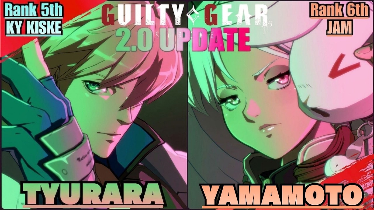 GGST➤Rank 5th KY / カイ [ TYURARA/ちゅらら ] vs Rank 6th JAM / 紗夢 [ YAMAMOTO/山本 ] Guilty Gear
