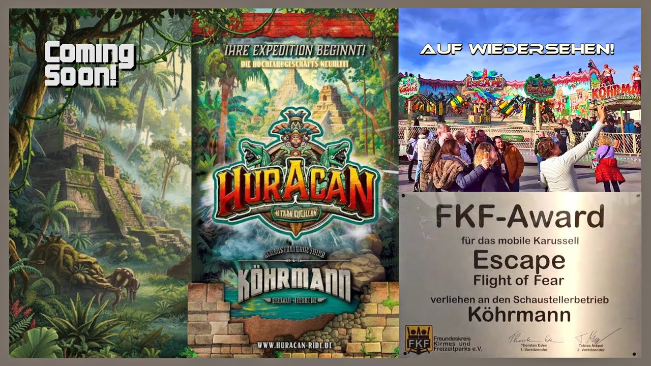 Coming Soon! HURACAN - Auf Wiedersehen ESCAPE - das Abenteuer | Köhrmann | Nienburg