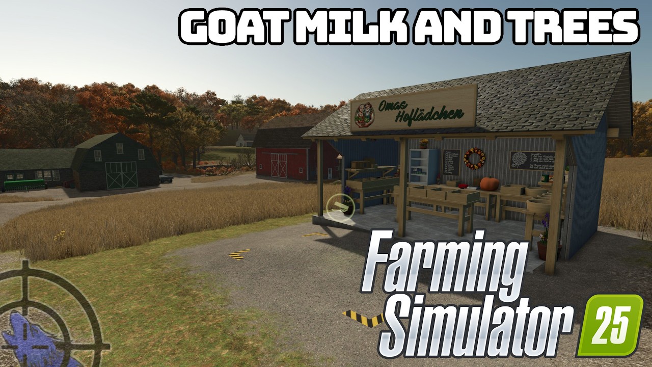 Козье молоко и деревья | Эпизод 4 | Ферма 100-дневной давности | Farming Simulator 2025