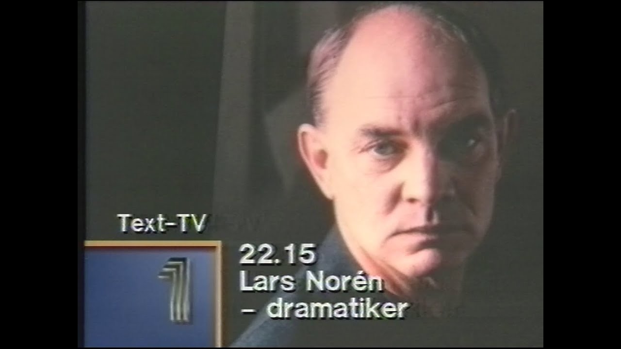 Lars Norén - Dramatiker (SVT 1991-04-16)