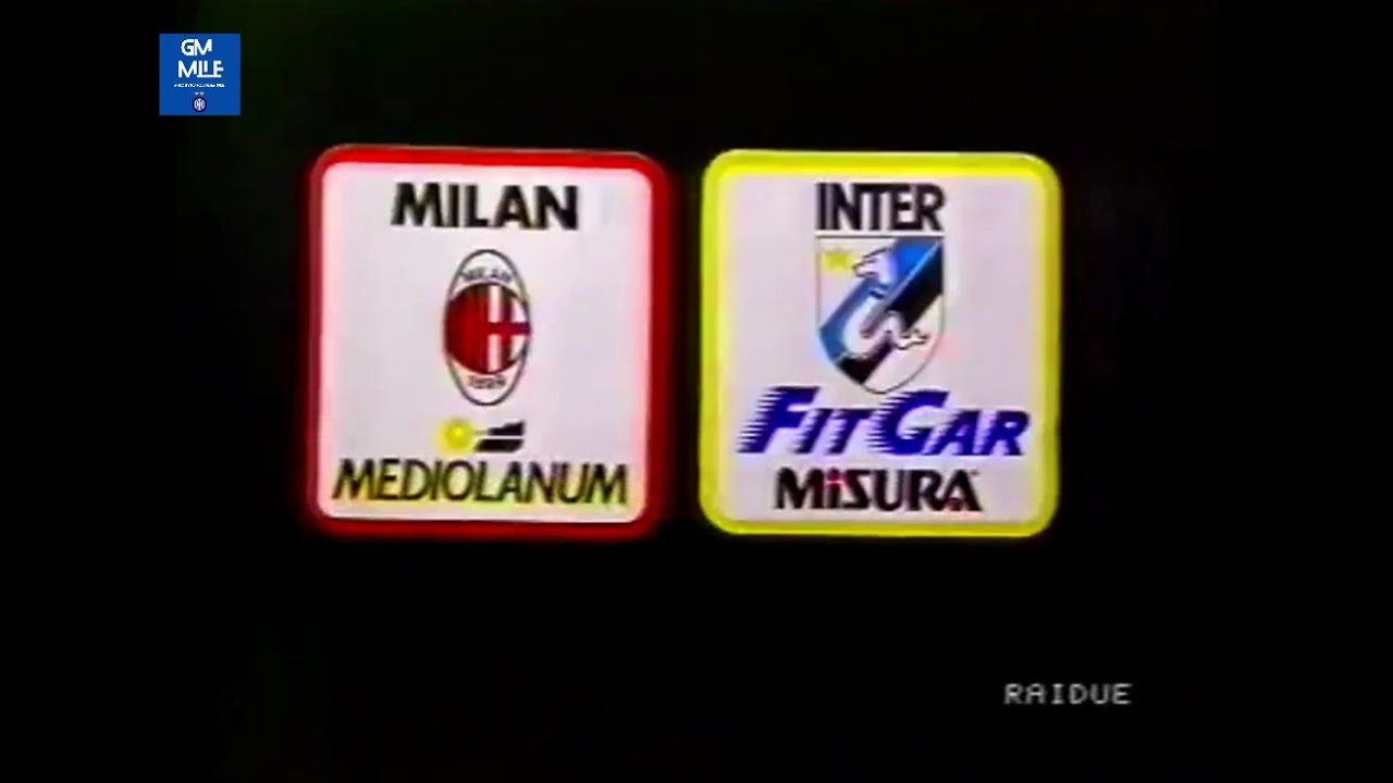 1990-91 (9^ - 18-11-1990) Milan-INTER 0-1 [Berti] Servizio DomenicaSprint Rai2