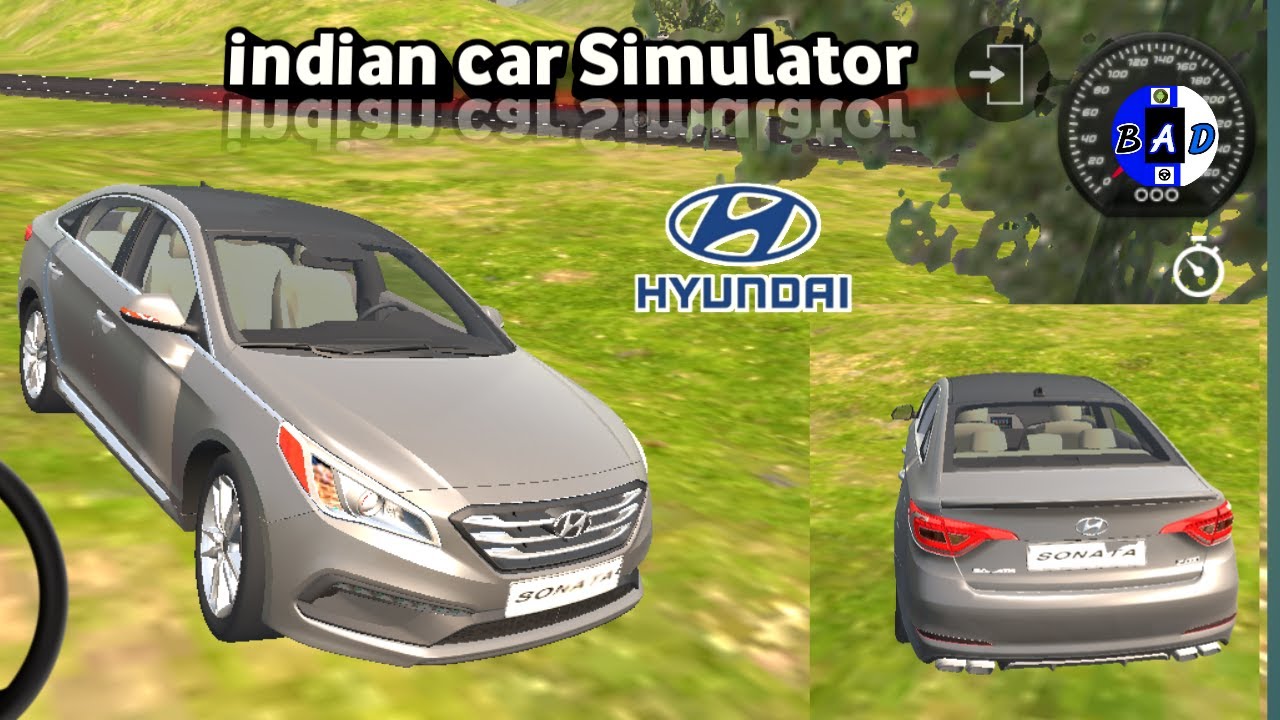 Indian Cars Simulator 3D //2015 Hyundai Sonata//Rohit gaming studio//B.A.D