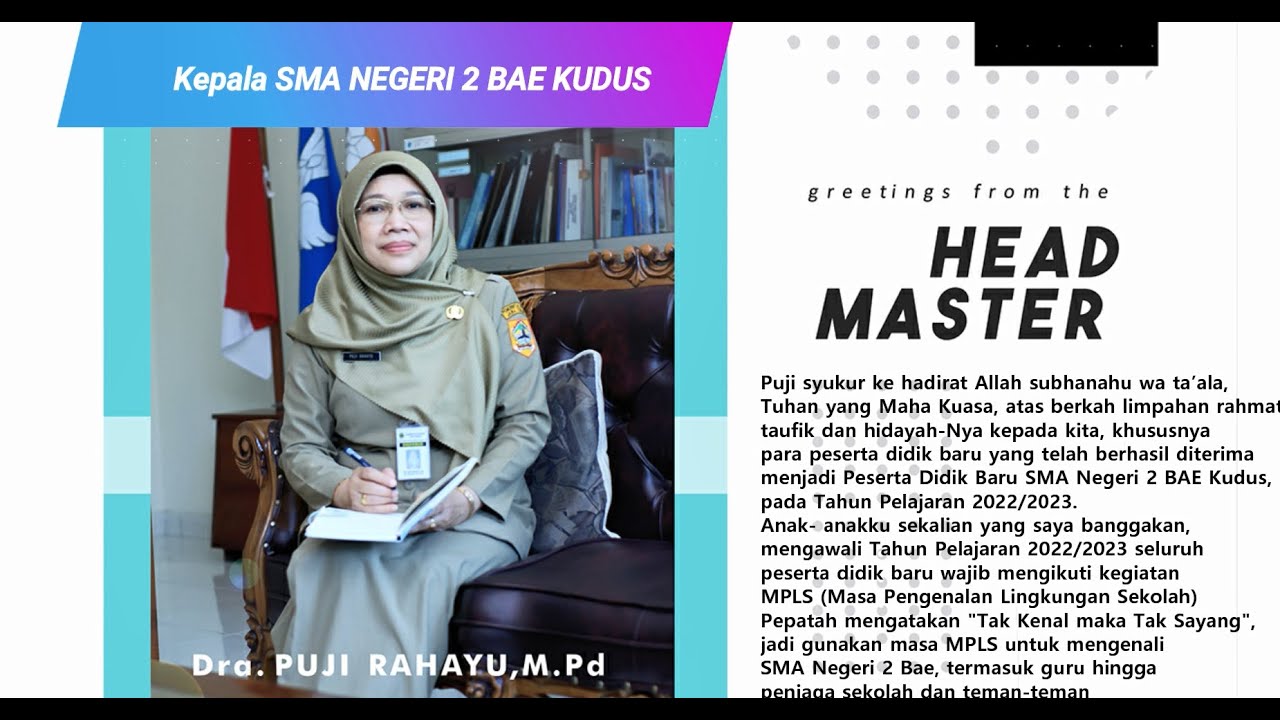 Profil Guru dan Tenaga Pendidik SMA Negeri 2 Bae Kudus