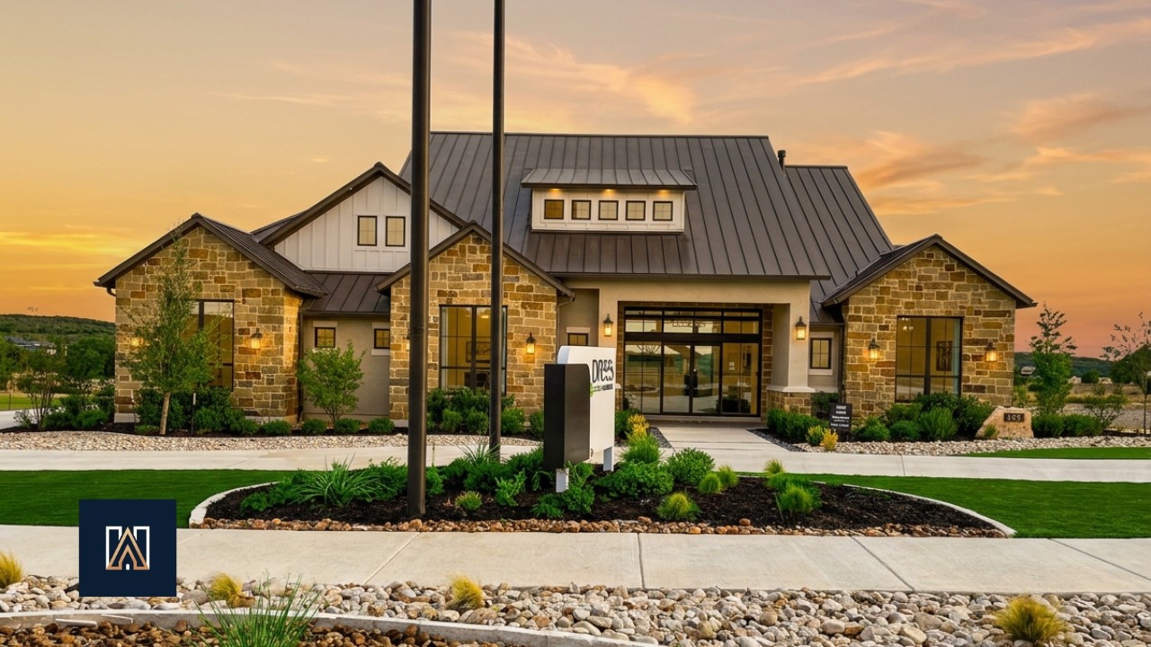 Inside the Single Story DREES CUSTOM HOMES Model at George’s Ranch | Boerne, TX New Construction