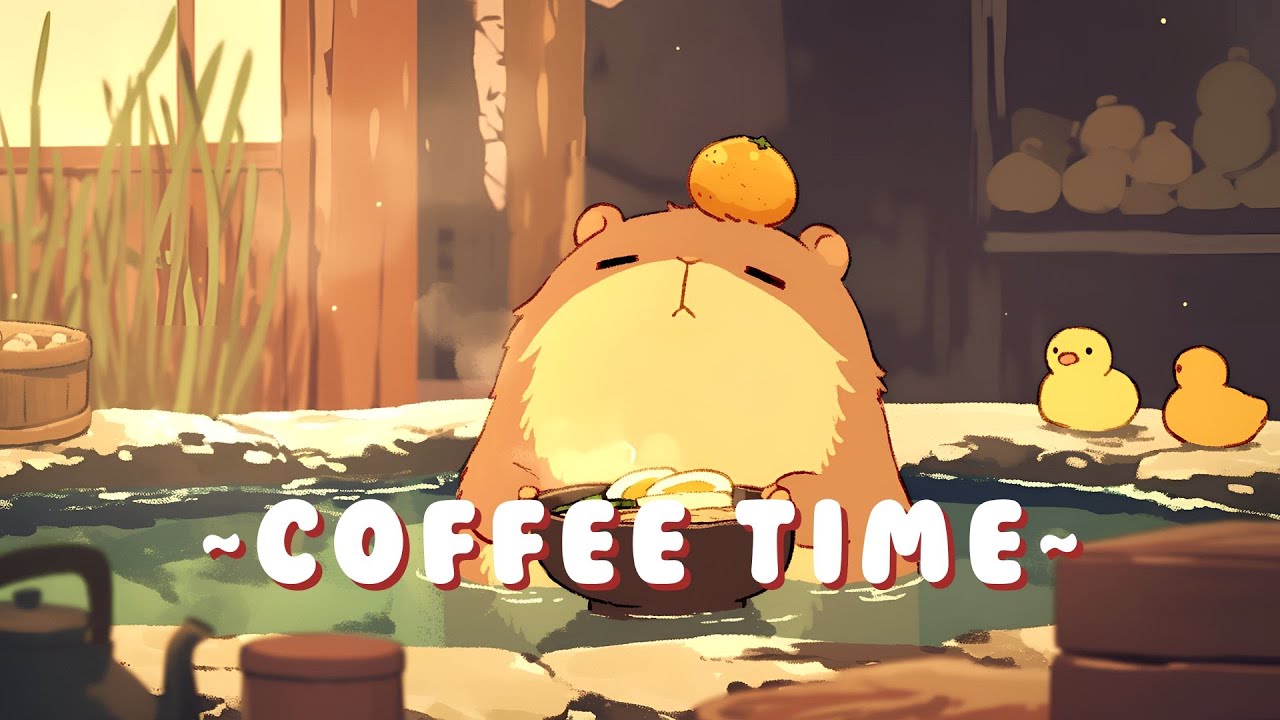 [Extended Mix] Capybara Chill Radio | Study Session Music Mix 🌸 ☕