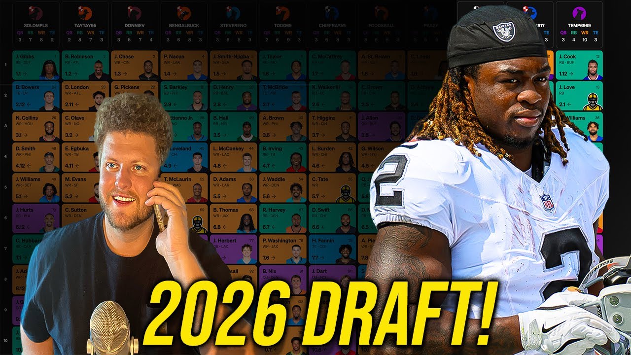 2026 Fantasy Football Mock Draft (Draft Steals)